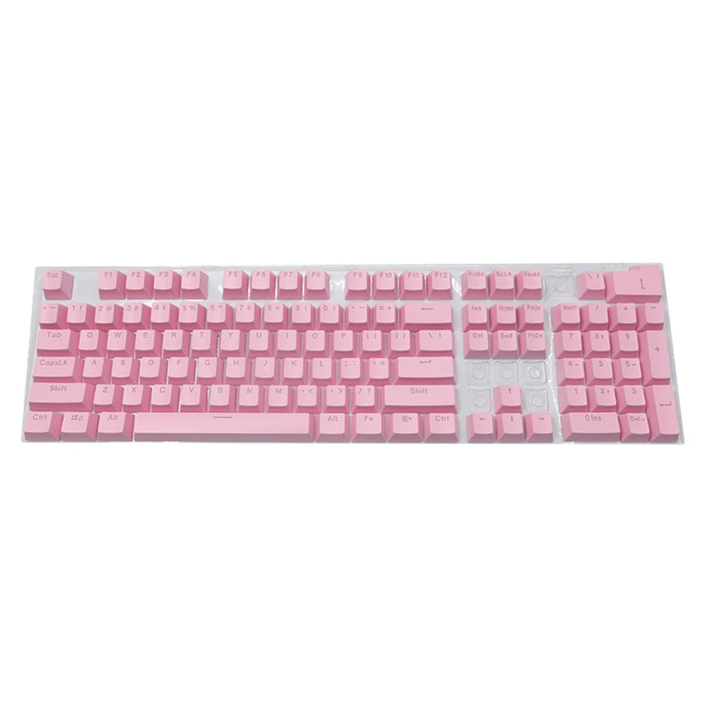 104pcs ABS Universal Mechanical Keyboard Keycaps DIY Ergonomic Blank Keycaps For Cherry MX Keyboard Replacement Backlit Key Cap
