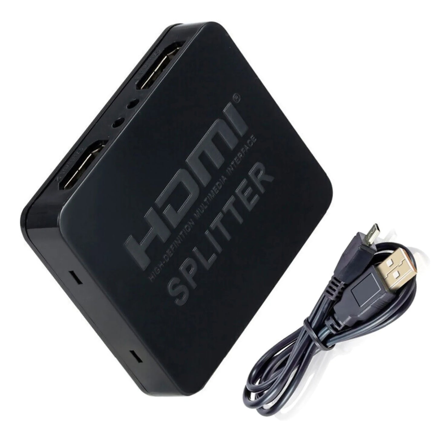 Plug&Play HDMI-Compatible Splitter Video Switcher 1 In 2 Out 1080P 4K 1X2 Splitter 3D Power Amplifier for PS4 Laptop TV Box eta.