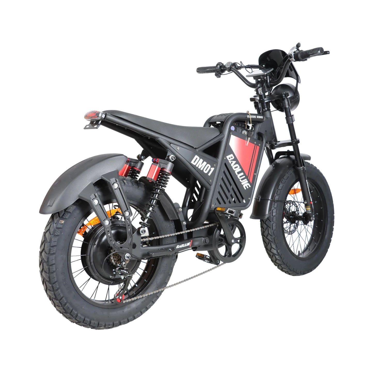 BAOLUJIE Moto Electric Bicycle Peak 1500/3000/5000W 48V/52V/60V Battery 35-45MPH Electric Bike E-Bike Adult Electric Motorcycle