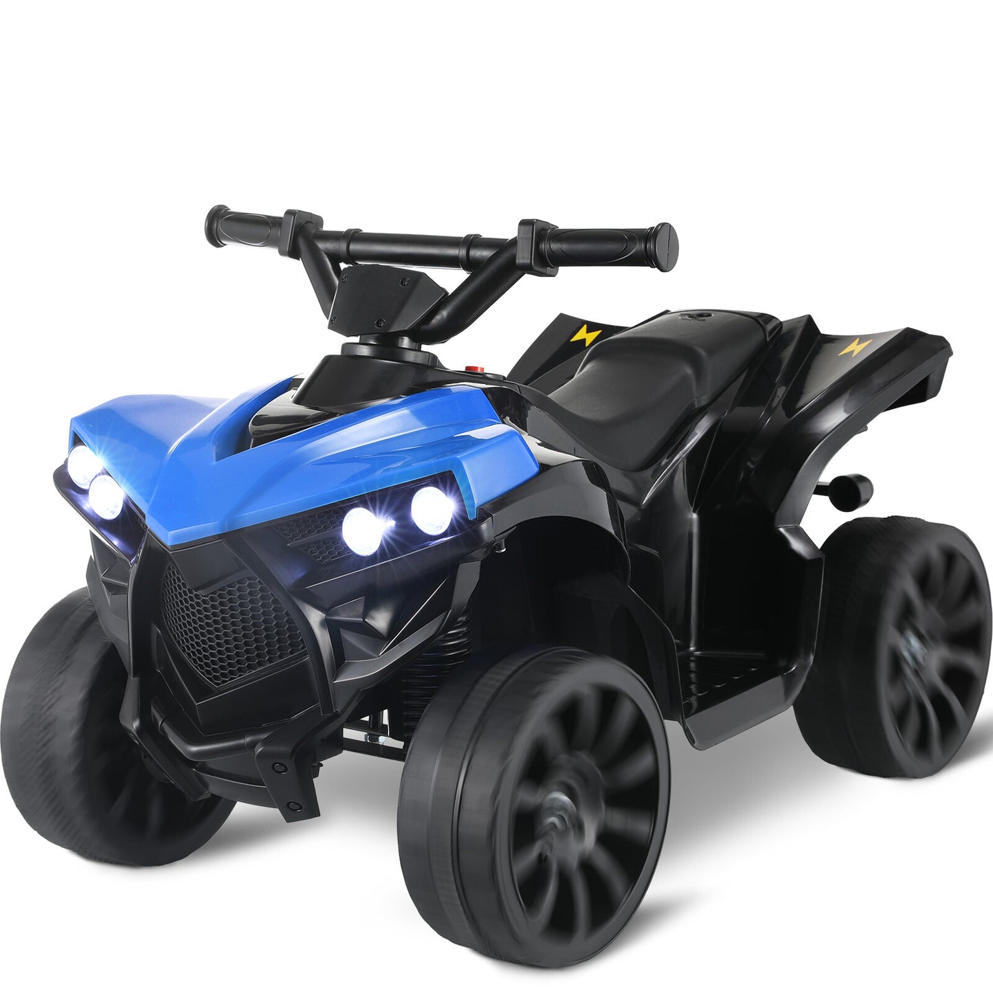 Kids Ride On ATV Electric Off-Road Quad Car 6V Battery Powered W/Music, Light