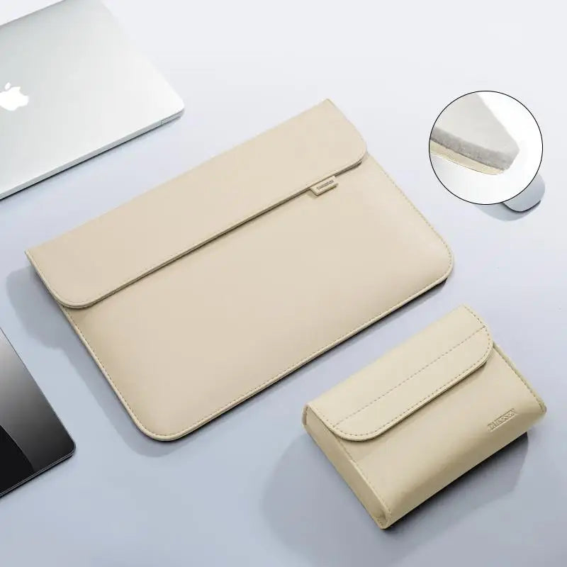 Laptop Sleeve bag Cases For Macbook Pro Air 13.3 M4 M3 13.6 14 16 15 XiaoMi 15.6 Notebook pouch Cover HP DELL Shell Accessories