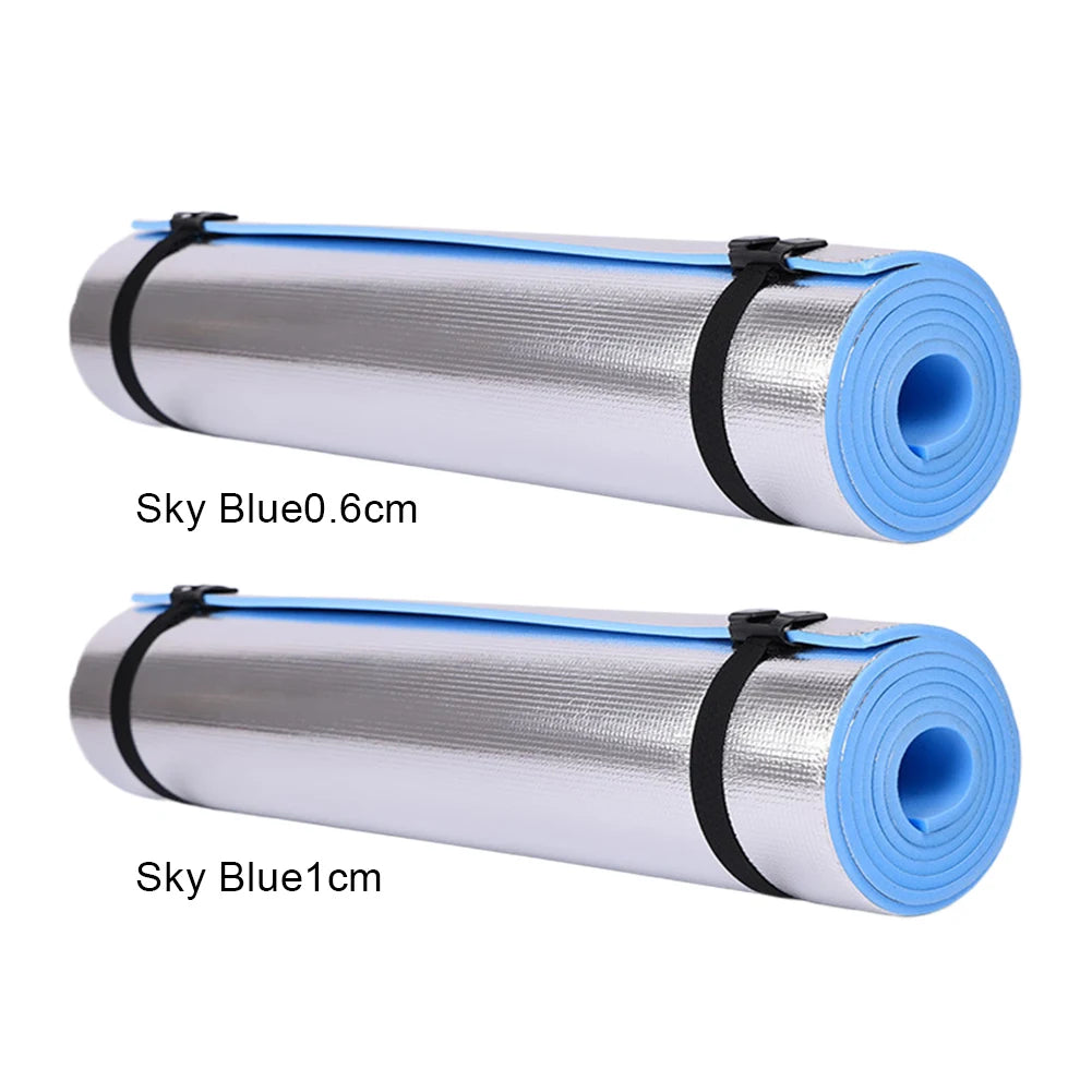 Waterproof Yoga Mat EVA Exercise Pad Thickened Aluminum Membrane Exercise Mat Portable Multifunction for Fitness Exercise