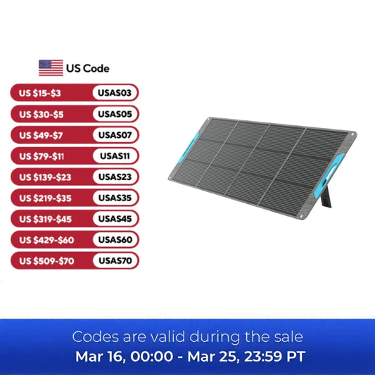 Renogy 200W Portable Solar Panel, IP65 Waterproof Foldable Solar Panel Power Backup, Solar Charger for Power Station RV Camping