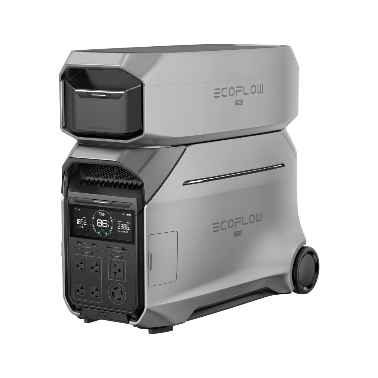 ECOFLOW DELTA Pro 3 Portable Power Station, 4000Wh LFP Battery, Expandable to 48kWh, 120/240V 4000W AC Output, Solar Generator