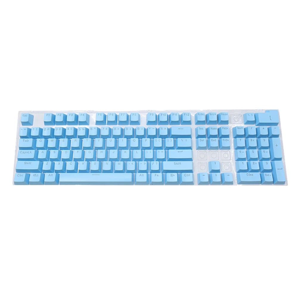 104pcs ABS Universal Mechanical Keyboard Keycaps DIY Ergonomic Blank Keycaps For Cherry MX Keyboard Replacement Backlit Key Cap