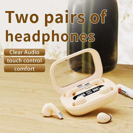 SK29 TWS Bluetooth 5.3 Headphones Couple Wireless Earphones HD Stereo Sports Waterproof Four Earbuds Headset For All Smartphones