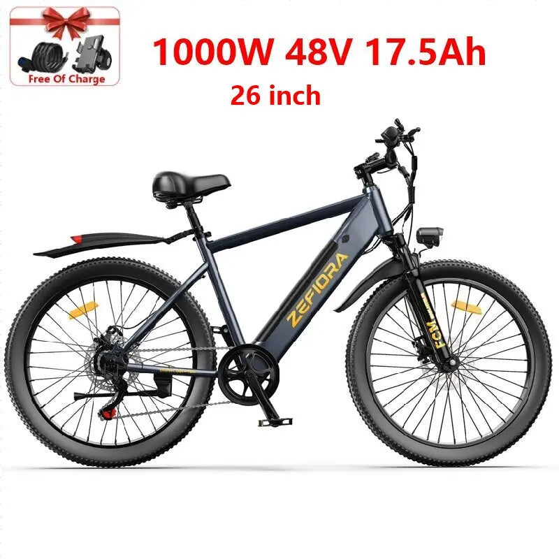 Cheap 20 26 Inch E Bike Adults,1000w 2000w 30-50mph 30-60miles 48v 15a 17.5a 20a Removable Battery,for Cycling Electric Bicycle