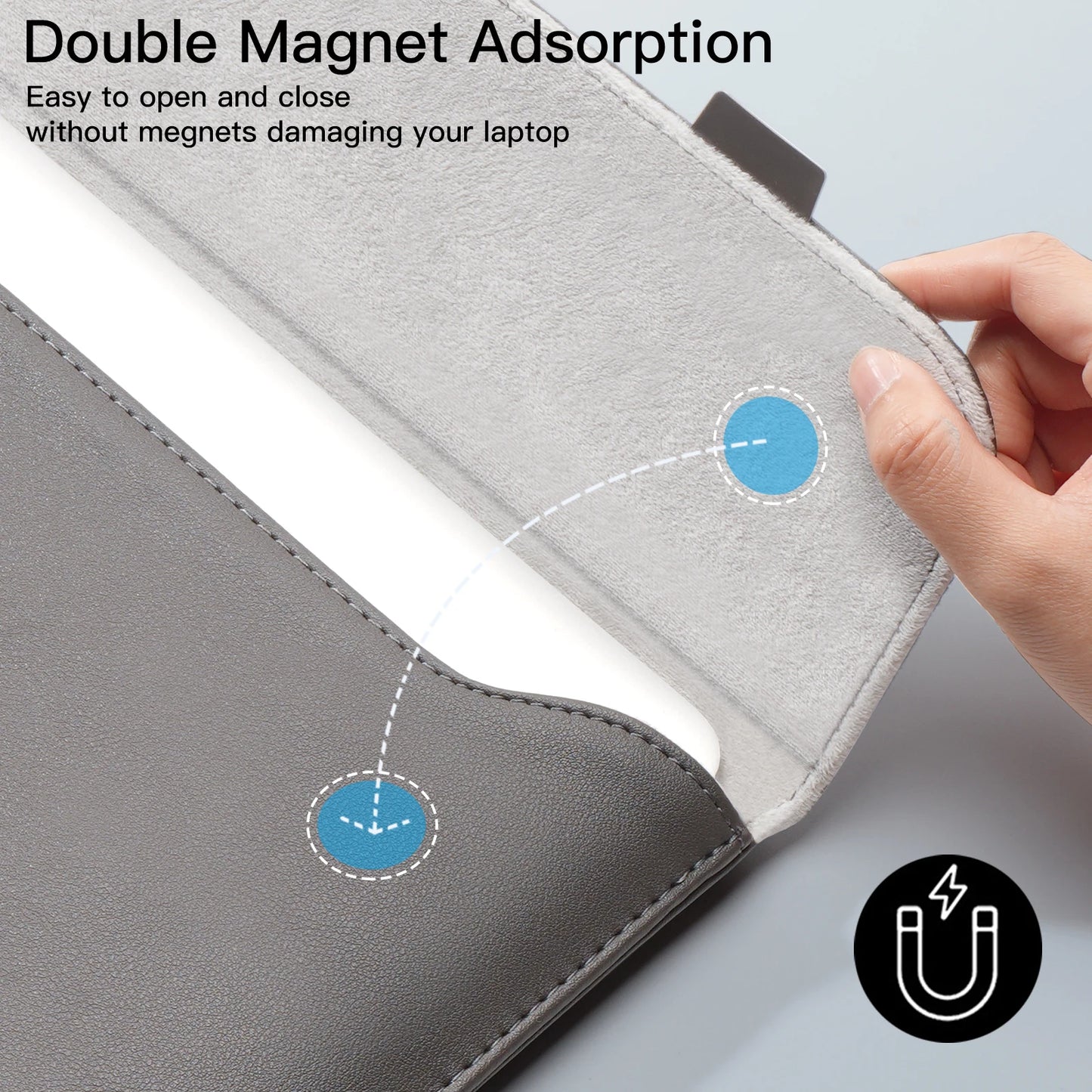 Laptop Sleeve bag Cases For Macbook Pro Air 13.3 M4 M3 13.6 14 16 15 XiaoMi 15.6 Notebook pouch Cover HP DELL Shell Accessories