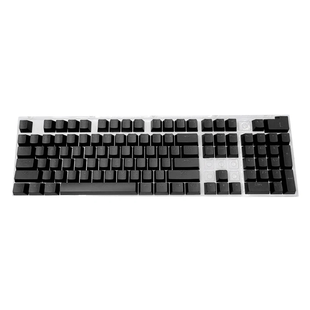 104pcs ABS Universal Mechanical Keyboard Keycaps DIY Ergonomic Blank Keycaps For Cherry MX Keyboard Replacement Backlit Key Cap