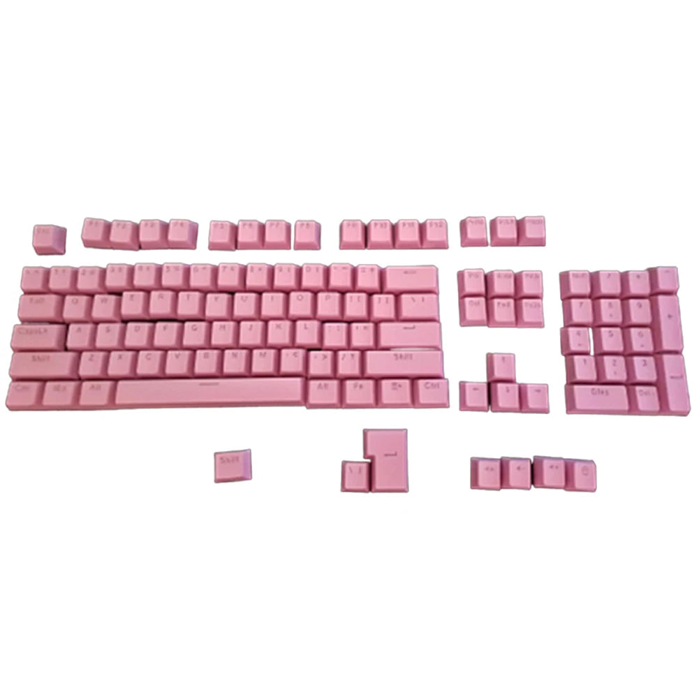 104pcs ABS Universal Mechanical Keyboard Keycaps DIY Ergonomic Blank Keycaps For Cherry MX Keyboard Replacement Backlit Key Cap
