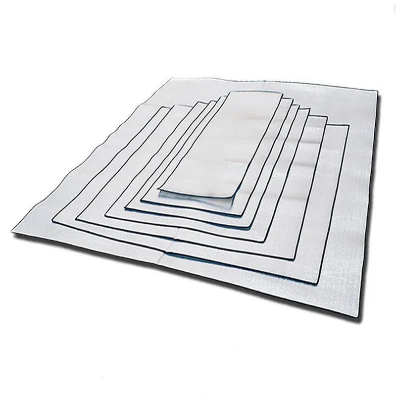 Ultralight Waterproof Camping Mat Picnic Blanket Beach Mattress Sleeping Pad Aluminum Foil EVA Foam Mat Outdoor Tent Footprint