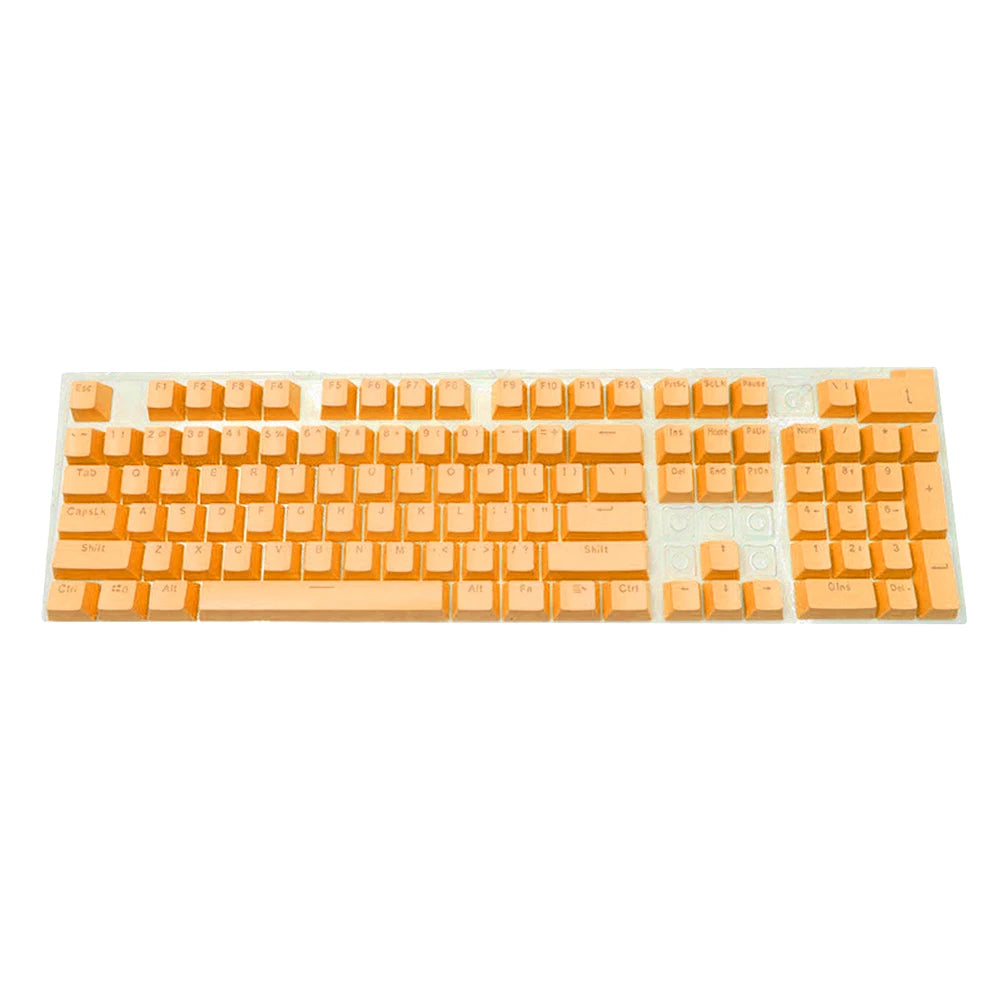 104pcs ABS Universal Mechanical Keyboard Keycaps DIY Ergonomic Blank Keycaps For Cherry MX Keyboard Replacement Backlit Key Cap