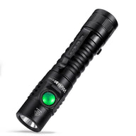 Wurkkos FC11C Flashlight Nippon Chemical 519A Mountaineering Edition 18650 Battery Max Output 1200 Lm USB-C Charging Daily Carry - Black / 5000K / United States|with 18650 battery