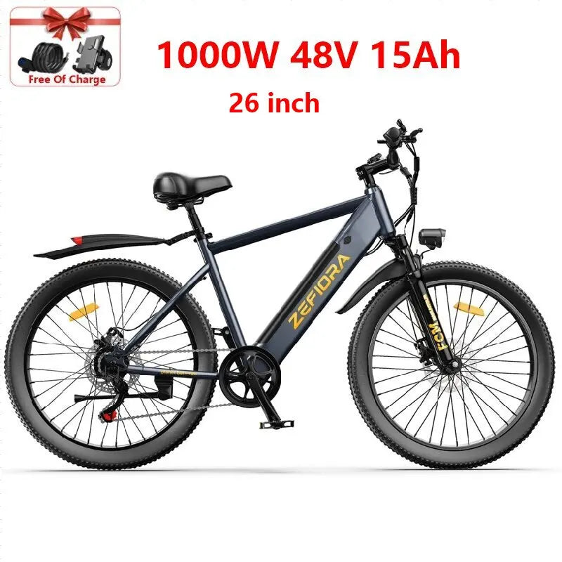 Cheap 20 26 Inch E Bike Adults,1000w 2000w 30-50mph 30-60miles 48v 15a 17.5a 20a Removable Battery,for Cycling Electric Bicycle
