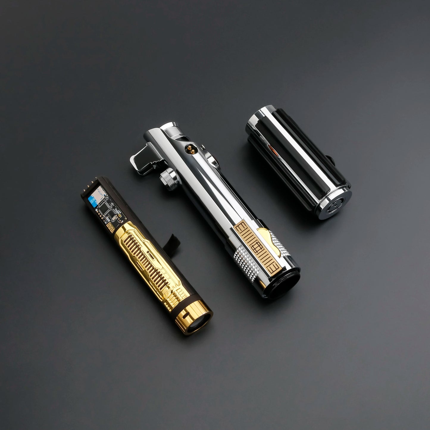 TXQSABER Anakin Lightsaber Christmas Laser Pixel board RGB Smooth Swing Metal Hilt With LED Strip Blade SDCard Proffie