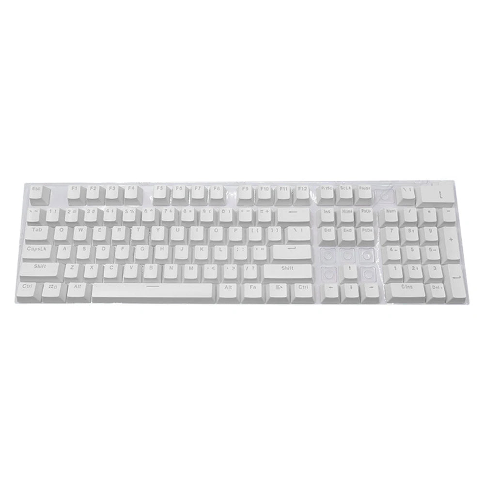 104pcs ABS Universal Mechanical Keyboard Keycaps DIY Ergonomic Blank Keycaps For Cherry MX Keyboard Replacement Backlit Key Cap