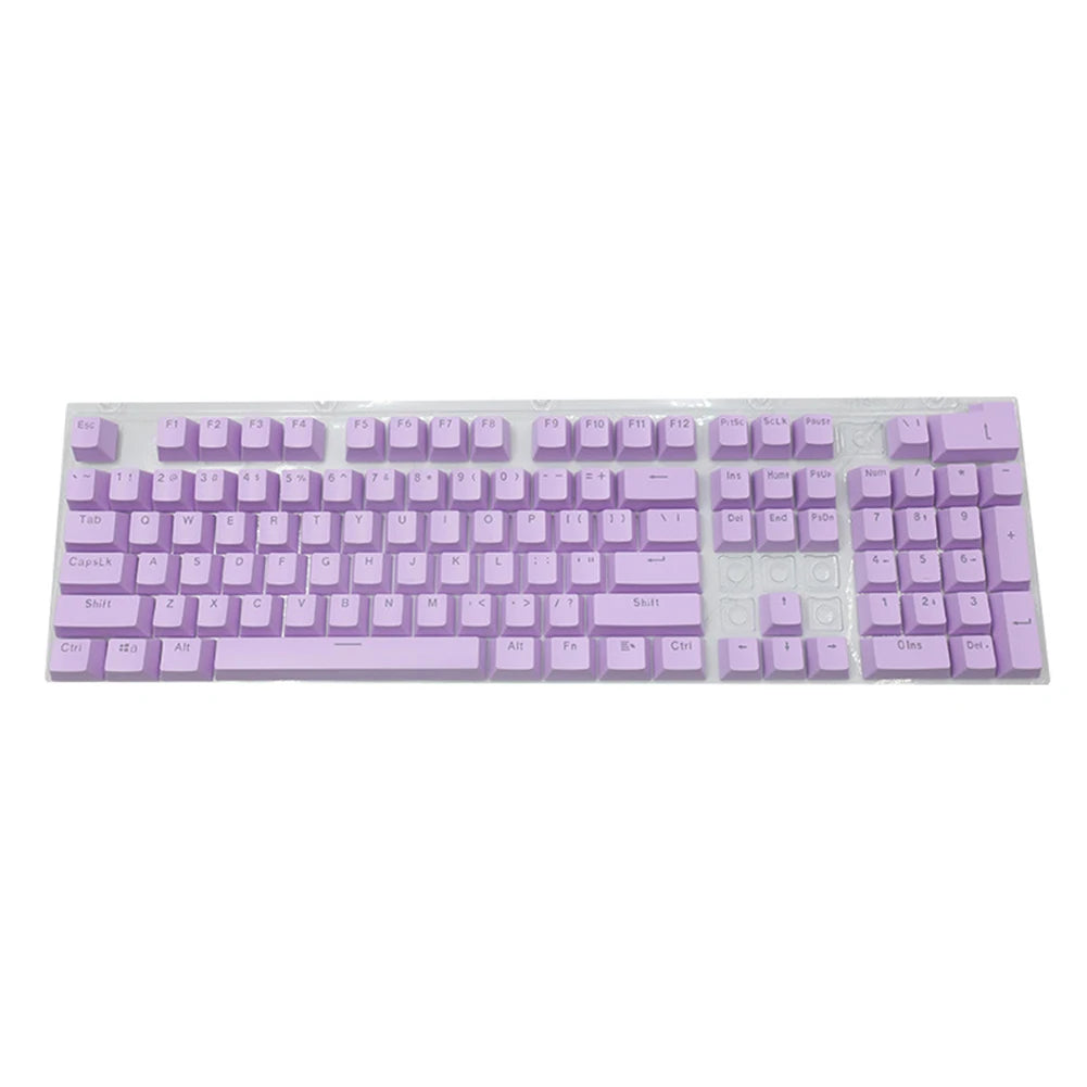 104pcs ABS Universal Mechanical Keyboard Keycaps DIY Ergonomic Blank Keycaps For Cherry MX Keyboard Replacement Backlit Key Cap