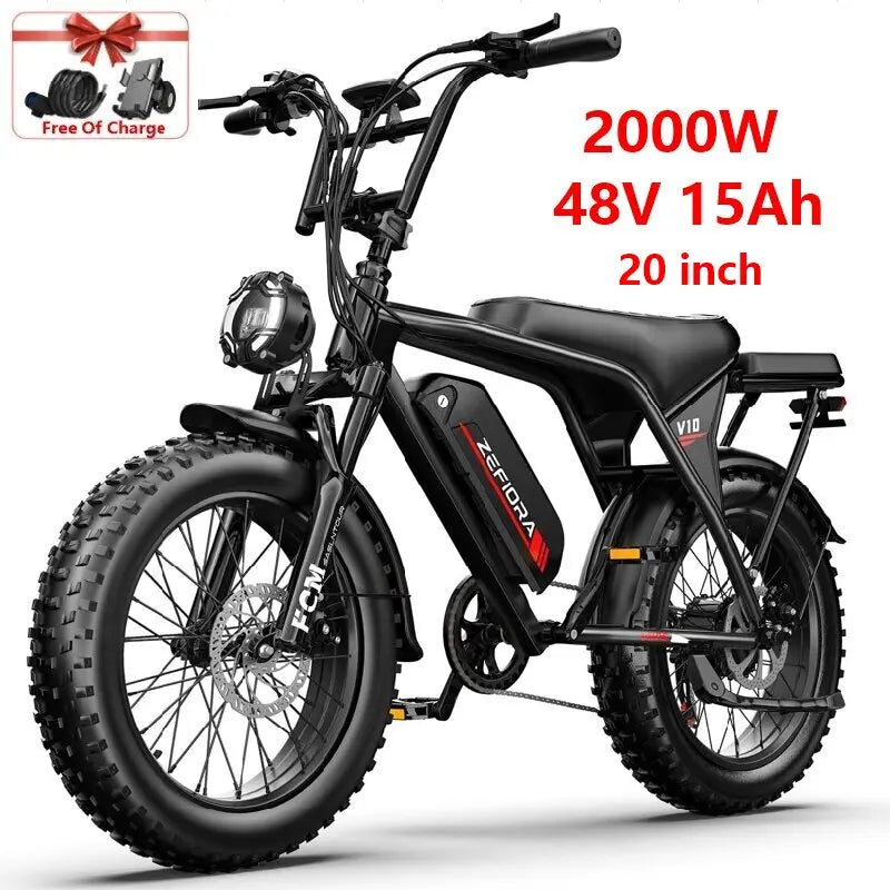 Cheap 20 26 Inch E Bike Adults,1000w 2000w 30-50mph 30-60miles 48v 15a 17.5a 20a Removable Battery,for Cycling Electric Bicycle