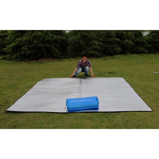 Ultralight Waterproof Camping Mat Picnic Blanket Beach Mattress Sleeping Pad Aluminum Foil EVA Foam Mat Outdoor Tent Footprint